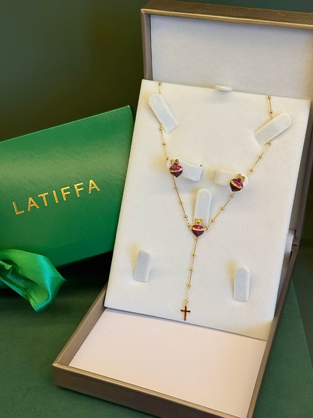 Kit Terço Sagrado Coração de Jesus