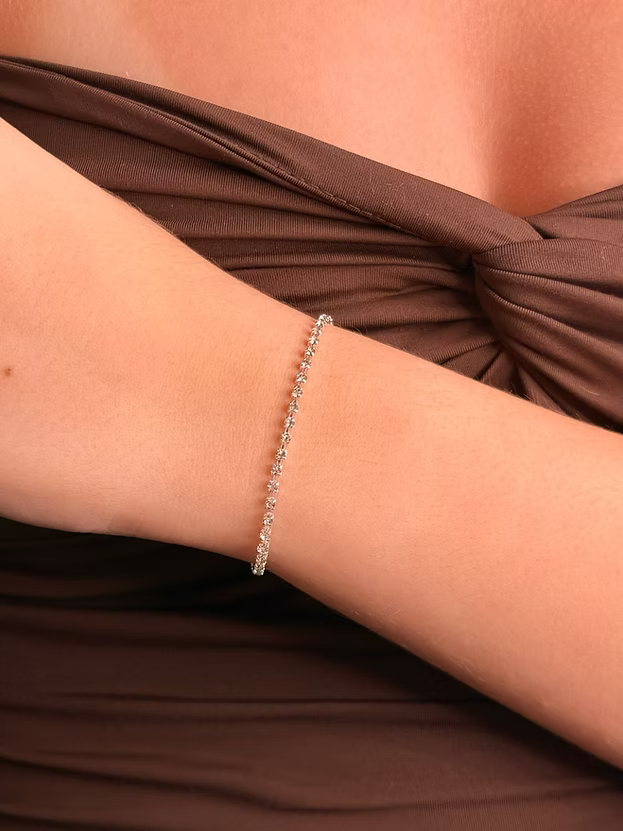 Pulseira Riviera Ultra Slim Cristal