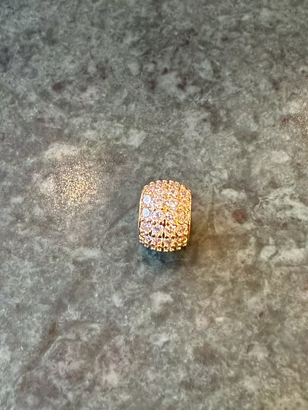 Berloque Passante Cristal Max