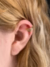 Piercing de Pressão Twist Dourado