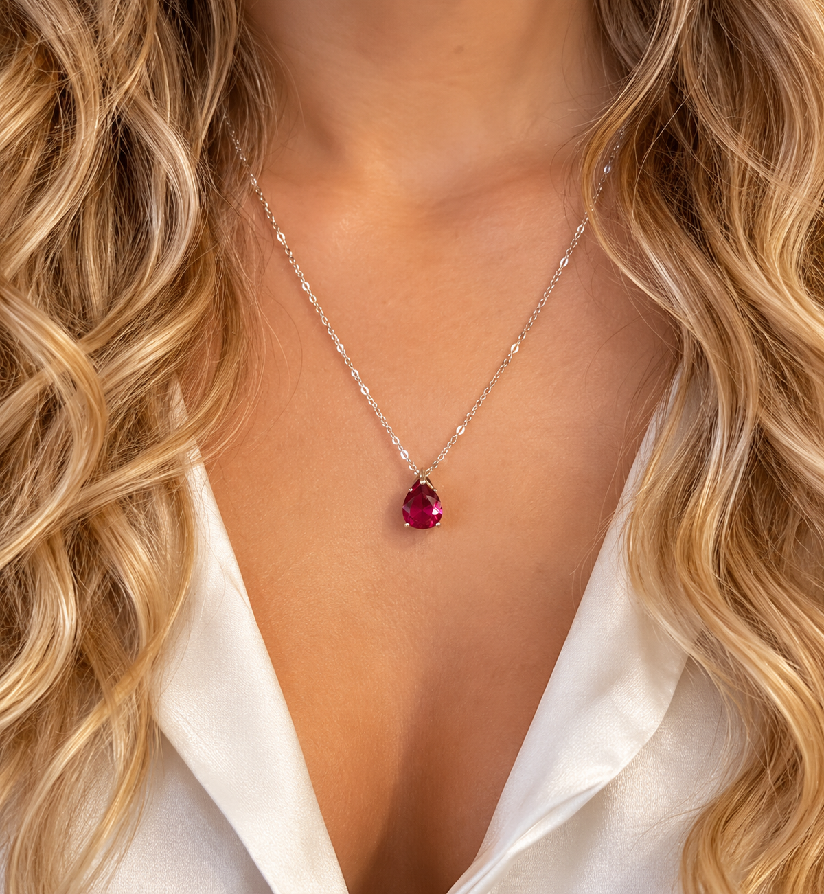 Colar Gota Small Cherry