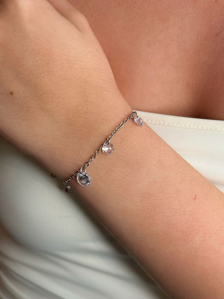 Pulseira Ciganinha Cristal Steel