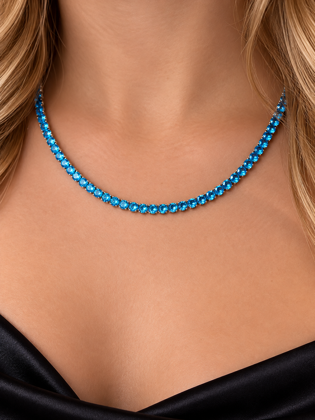 Colar Riviera Blue