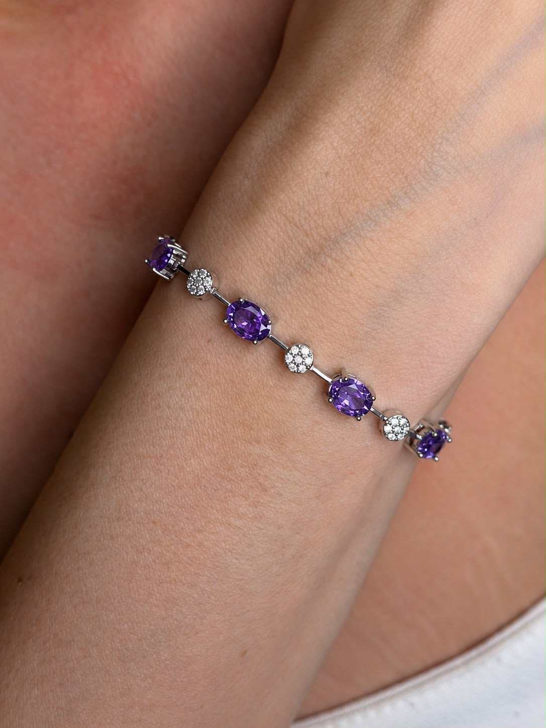 Pulseira Riviera Lumiere Sky Amethyst
