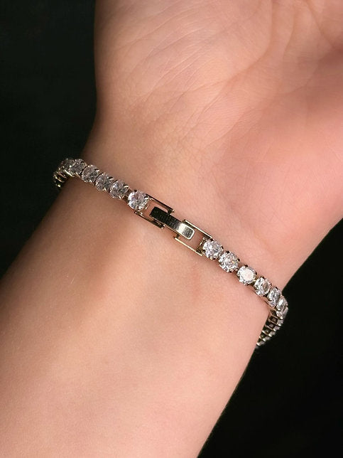 Pulseira Riviera Clássica Cristal