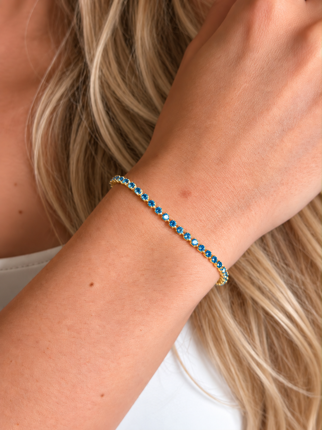 Pulseira Riviera Ultra Slim Aqua