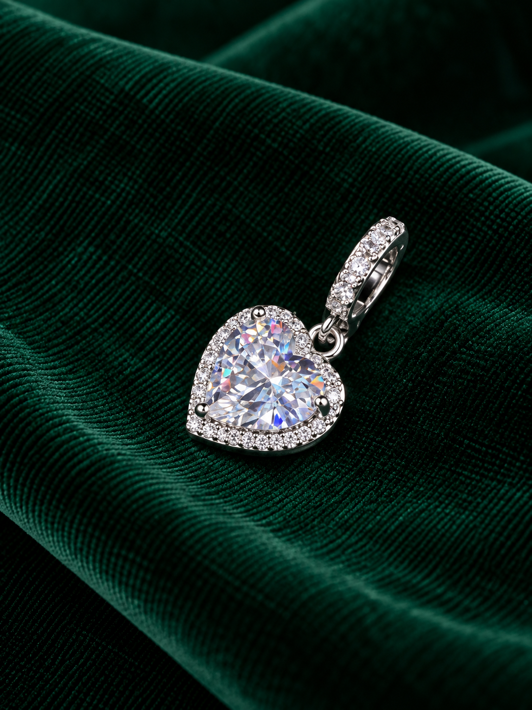 Pingente Heart Cristal