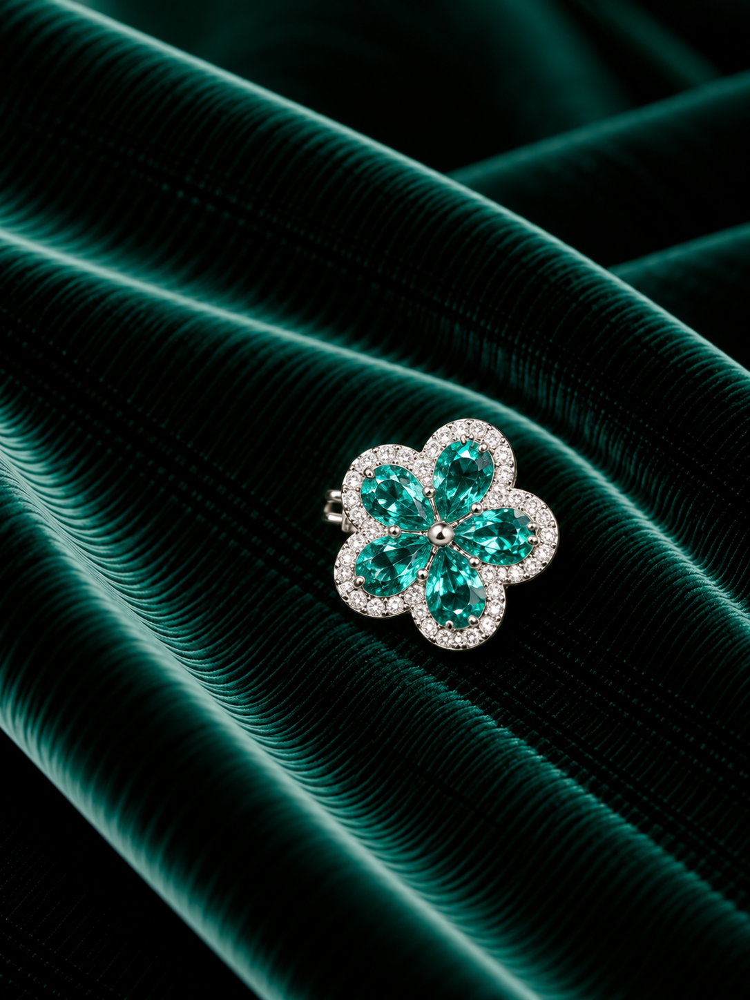 Pingente Turmalina Flower
