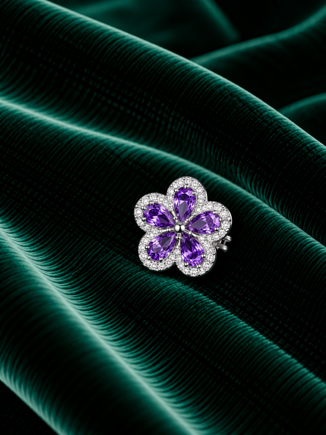 Pingente Lilás Flower