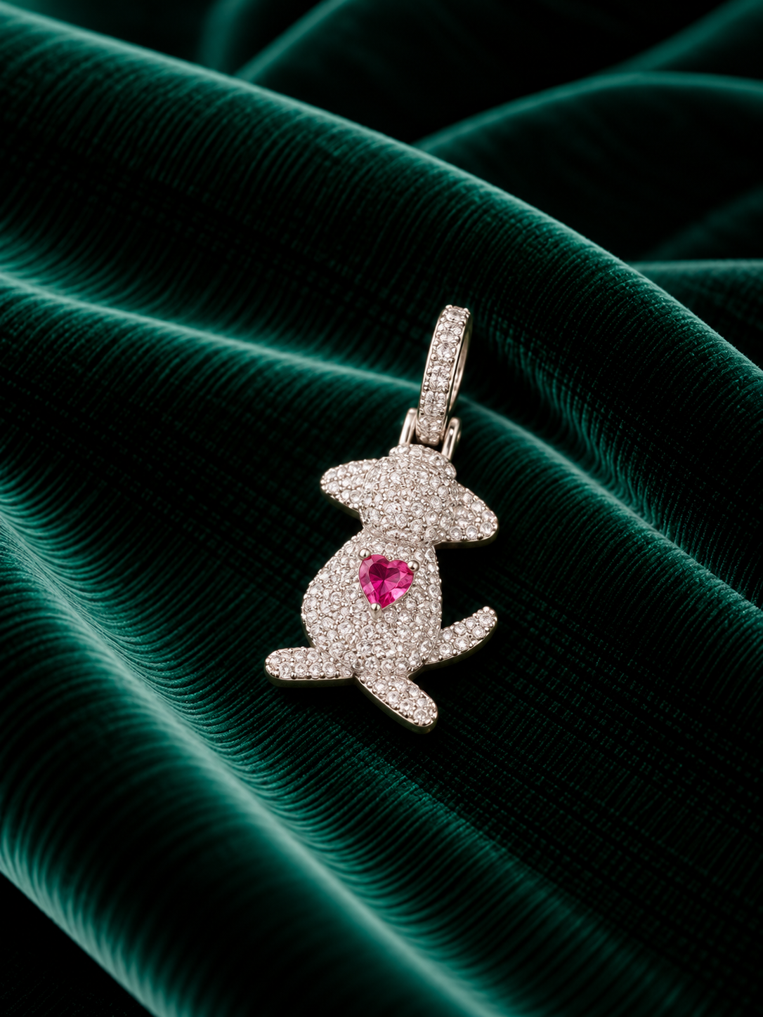 Pingente Cachorro Pink