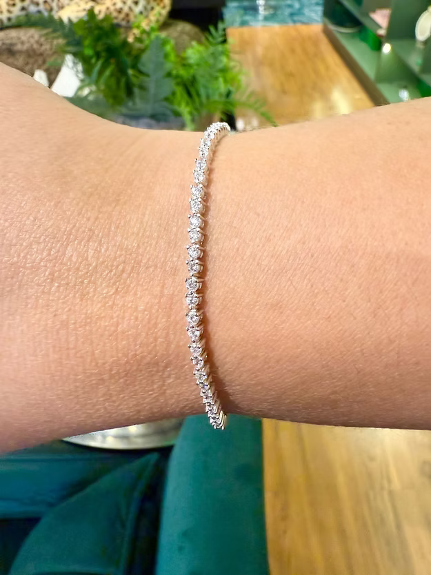 Pulseira Riviera Slim Prata 925