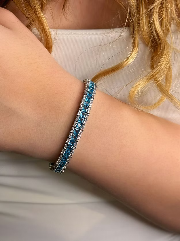 Pulseira Riviera Baguette Acqua
