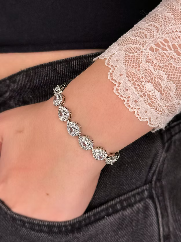 Pulseira Riviera Gota Cristal