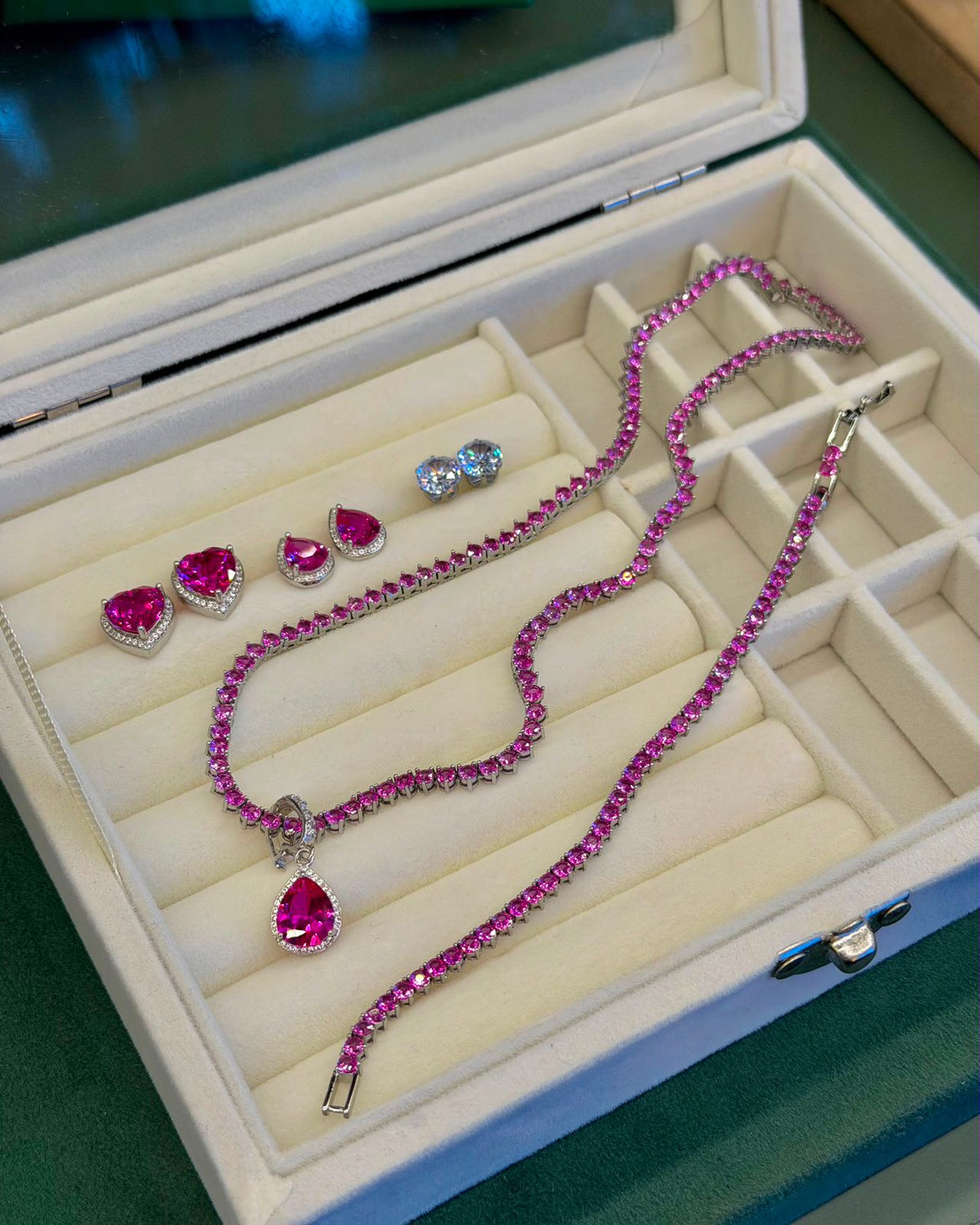 Kit Pink Luxo + Porta Joias Presente