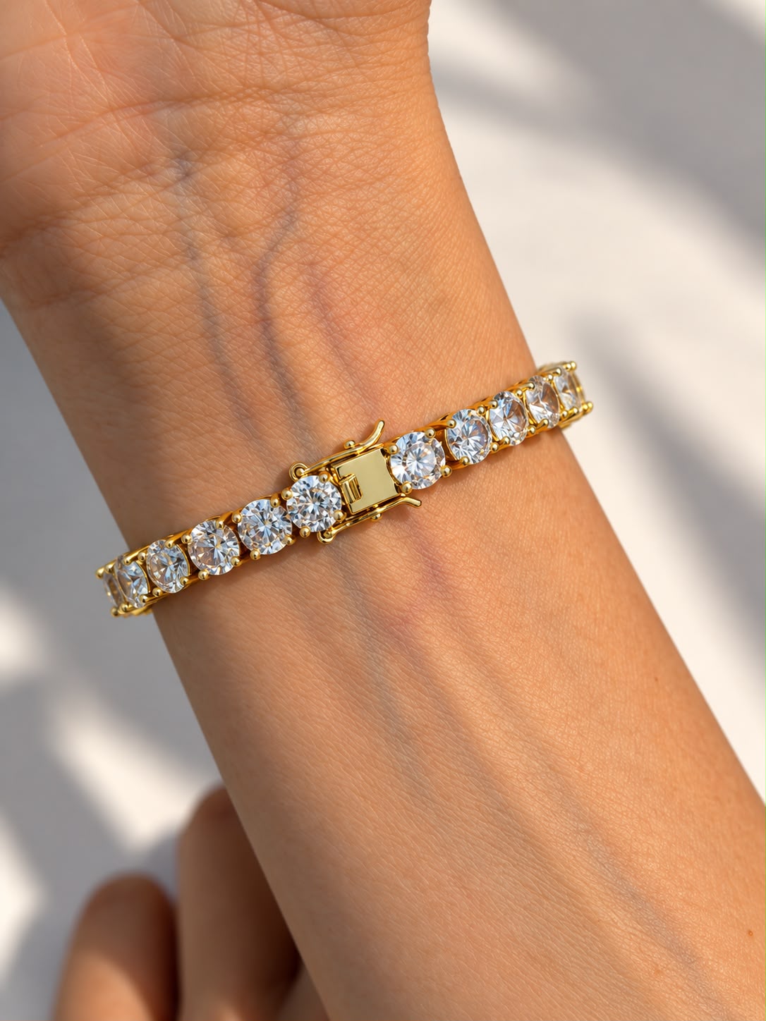 Pulseira Riviera Big Diamond Gold