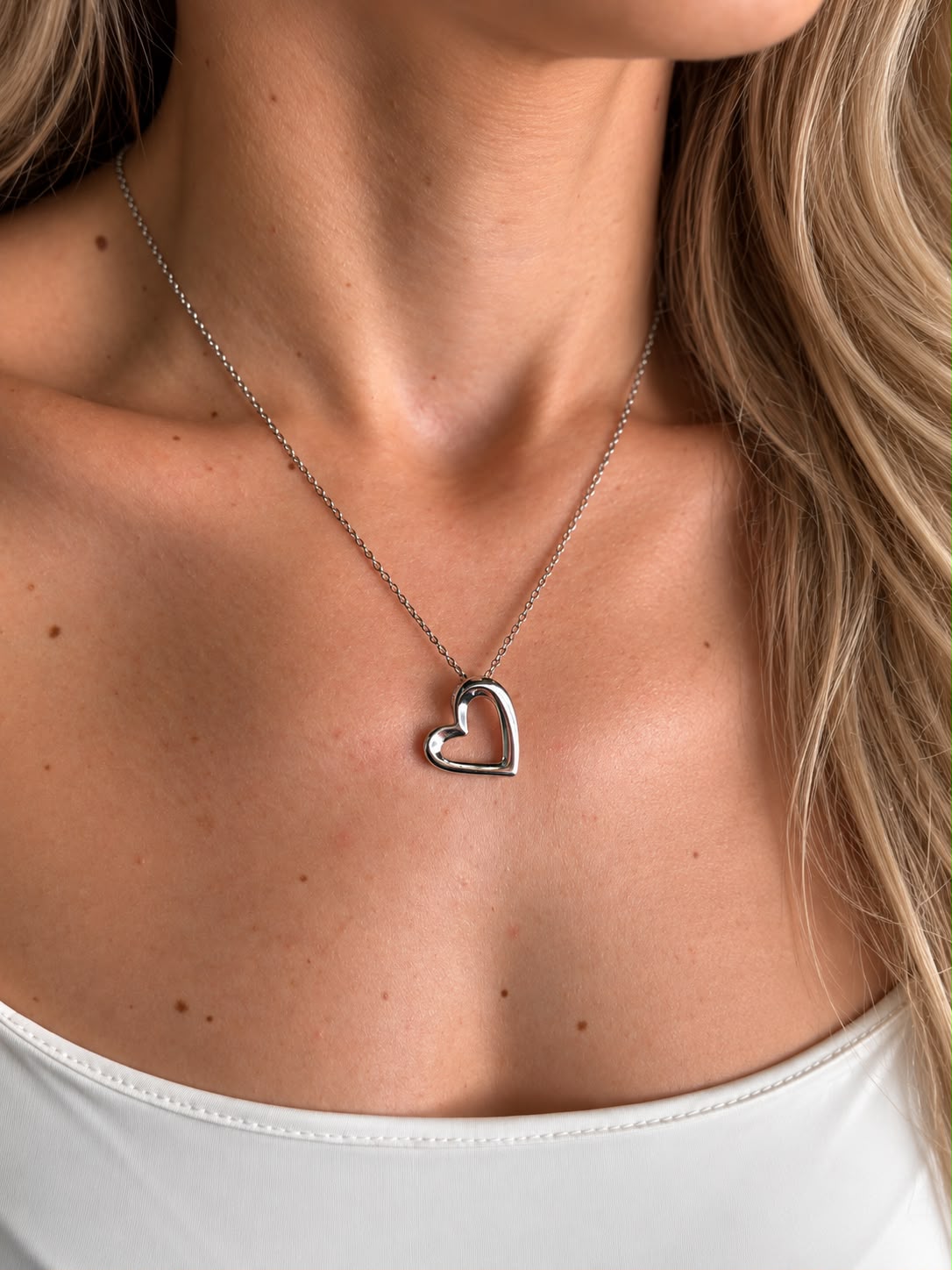 Colar Void Heart Steel