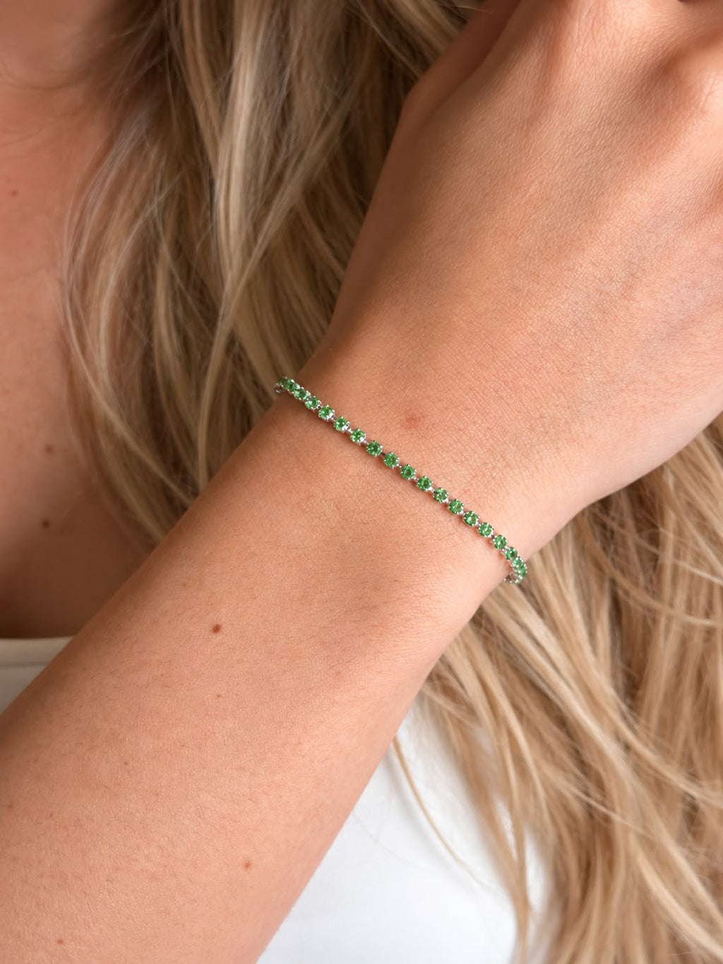 Pulseira Riviera Ultra Slim Esmeralda
